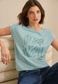 T-Shirt mit Glitzer-Print L - Cool Salvia Green