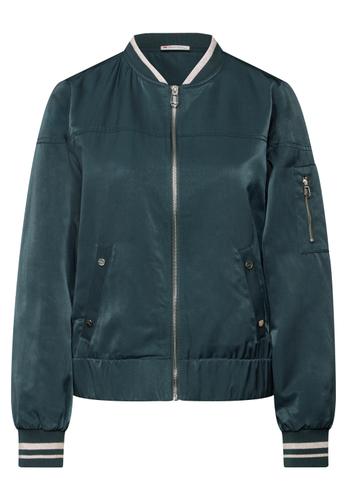 Satin Blouson 34 - Hunter Green