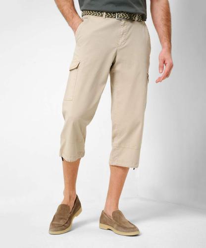Style Brady 27 Cargo-Bermuda, Herrenhose, Aufgesetzte Gesäßtaschen, Sportive Cargotaschen, Französische Vorderhosentaschen, Verdeckter Reißverschluss, Normale Leibhöhe, Gerader Schnitt, Relaxed Fit - Cosy Linen