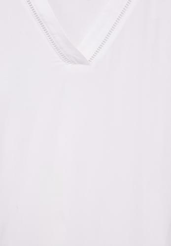 Tunika Bluse mit Print 38 - White