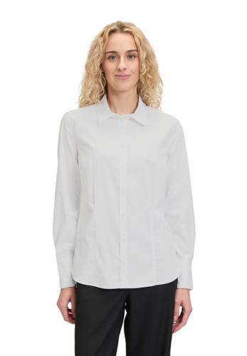 Hemdbluse 40 Lässig - Weiß