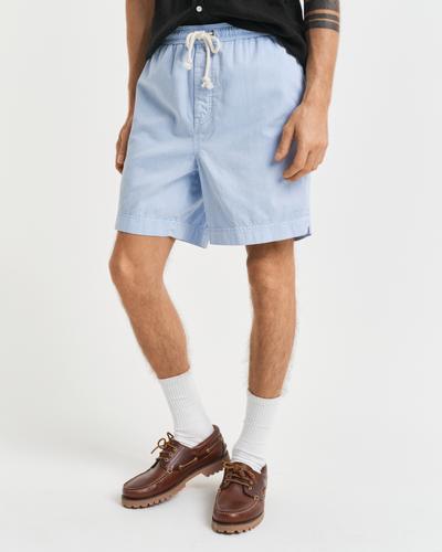 Sunfaded Regular Fit Shorts mit Kordelzug M - Fresh Blue