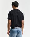 Kontrast Piqué Poloshirt L - Black
