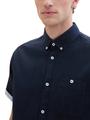 Chambray Kurzarmhemd XXXL Regular Fit - Sky Captain Blue