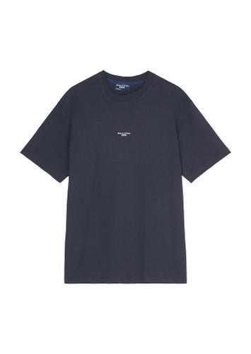 T-Shirt relaxed Blau S