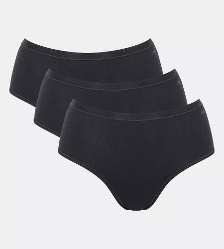 sloggi GO Daily Cotton Midi 3P Schwarz S