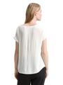 Loose Fit Bluse mit V-Ausschnitt 36 Loose Fit - Whisper White