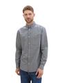 Regular Fit Hemd mit Brusttasche XXL Regular Fit - Navy Chambray
