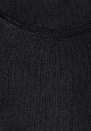 Basic T-Shirt in Unifarbe 36 - Black