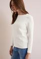 Strukturshirt L - Vanilla White