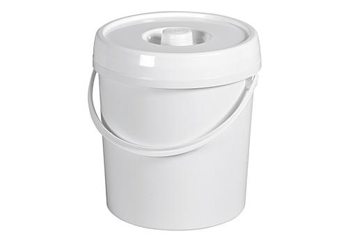 Windeleimer mit Deckel weiß 11 L