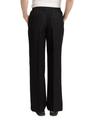 TTLEA Wide Leg Hose mit Leinenanteil 38/32 Wide Leg Fit - Deep Black