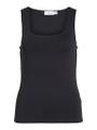VIKENZA U-NECK S/L TANK TOP REV - NOOS L Eng anliegend - Black
