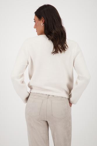 Flauschige Strickjacke 42 - Oat Milk