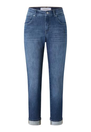 3508109-3358 DARLEEN CROP TU 46/30 7/8 STRAIGHT FIT - Mid Blue Used