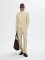 SLHDANE LS KNIT STRUCTURE FULL ZIP Grau S
