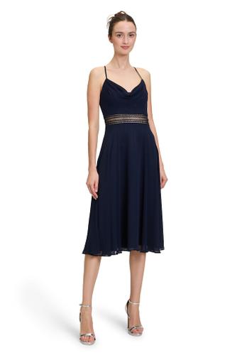 Cocktailkleid Blau 38