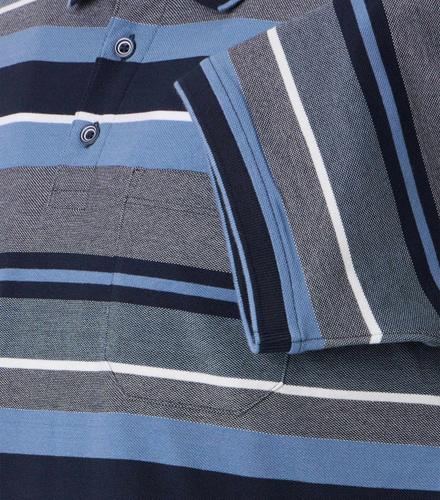 Polo-Shirt M - Blau