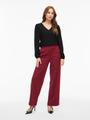 VIFERO V-NECK L/S TOP/DFS/TES L Normal geschnitten - Black Beauty