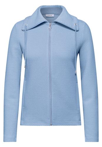 Two-Tone Ottoman Jacke XXL - Fresh Light Blue