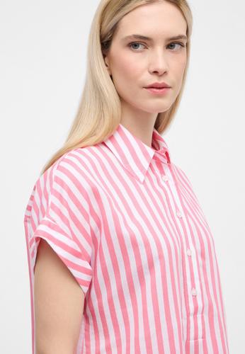 Bluse Leinen Kurzarm 36/Kurzarm LOOSE FIT - Pink