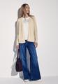 Strick-Look Jacke 36 - Cotton Beige