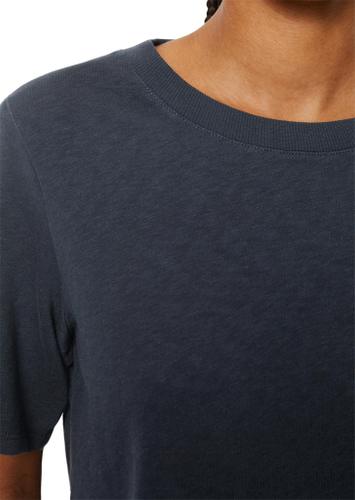 Slub-Jersey-T-Shirt loose Blau S