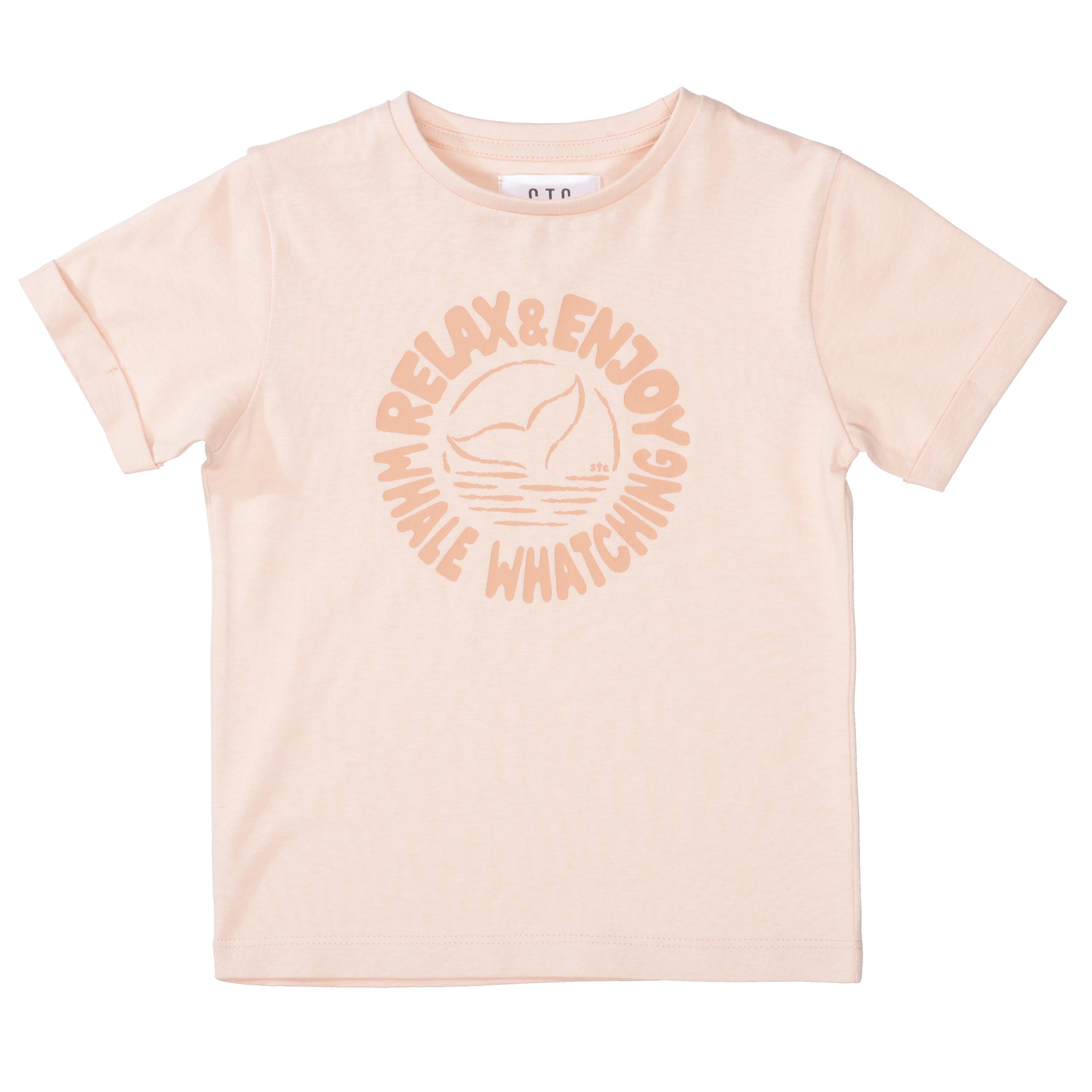 Kn.-T-Shirt 92/98 - Light Orange