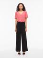 VIGRACE V-NECK S/S SHIRT - NOOS 38 Normal geschnitten - Hibiscus