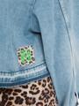 Jacke in Used Denim "Rethink Together" 42 - Baby Blue