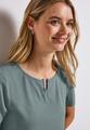 Jersey-Shirt mit Cut-Out 36 - Arona Blue