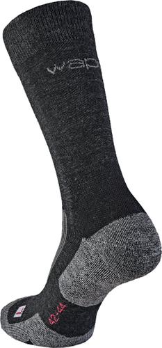 WAPITI Herren Socken Wandersocken S02 Merino All Season 48-50 in Grau