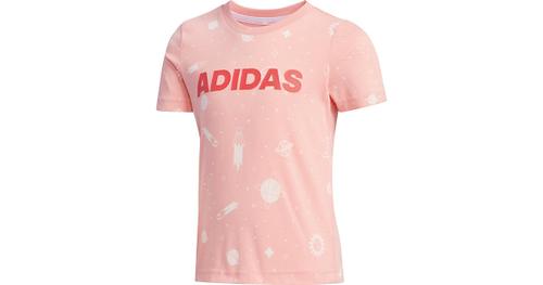 adidas Kinder Style Sommer T-Shirt 110 in Rot