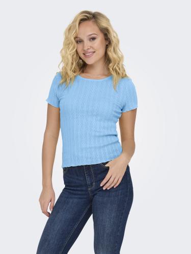 ONLCARLOTTA S/S TOP JRS NOOS L Enger Schnitt - Open Air