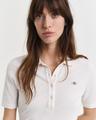Shield Piqué Poloshirt M - Eggshell