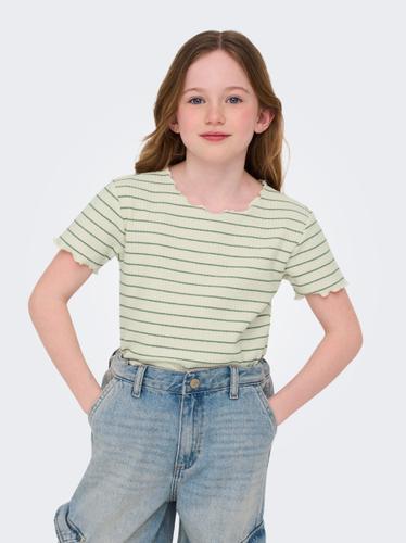 KOGANITS LIFE S/S CROPPED TOP JRS 134/140 Normal geschnitten - Antique White