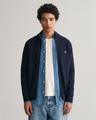 Casual Cotton Strickjacke mit Reißverschluss XXXL - Evening Blue