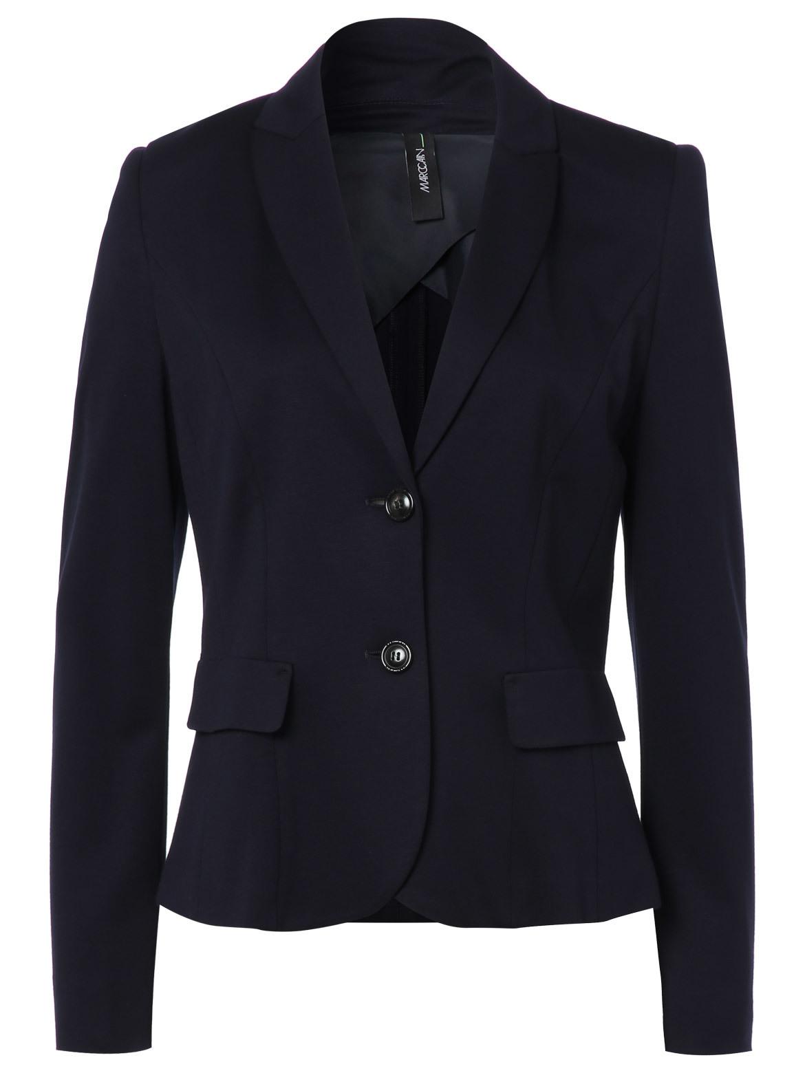 Leichter Blazer aus feinem Jersey 34 - Midnight Blue