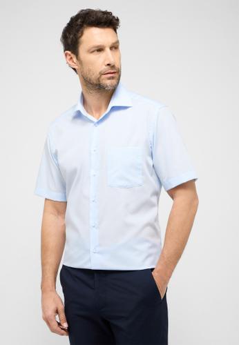 Original Shirt Popeline Kurzarm 42/Kurzarm MODERN FIT - Hellblau