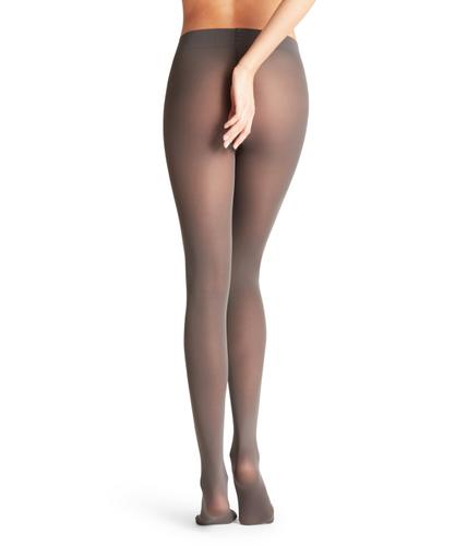 FALKE Pure Matt 50 DEN Damen S - Platinum