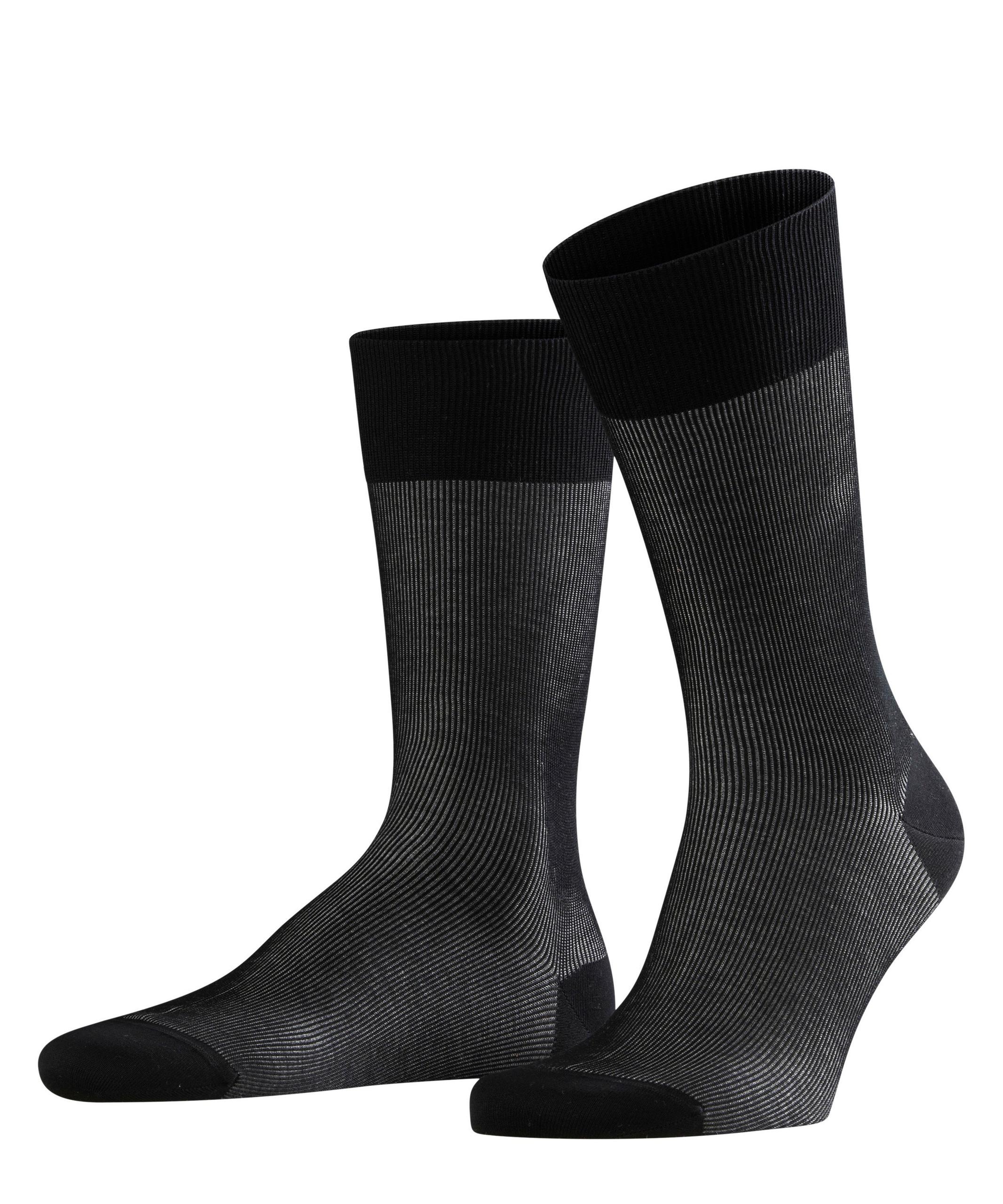 FALKE Fine Shadow Herren 43-44 - Black