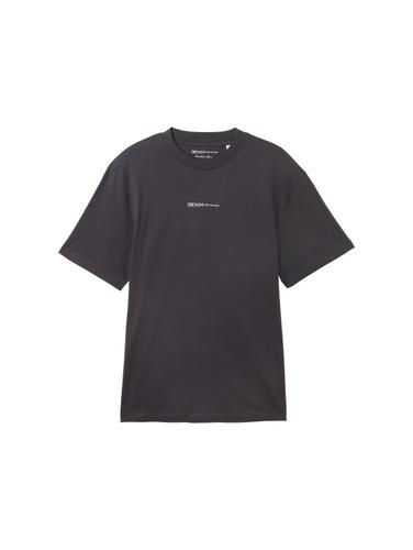 T-Shirt mit Bio-Baumwolle M Relaxed Fit - Coal Grey