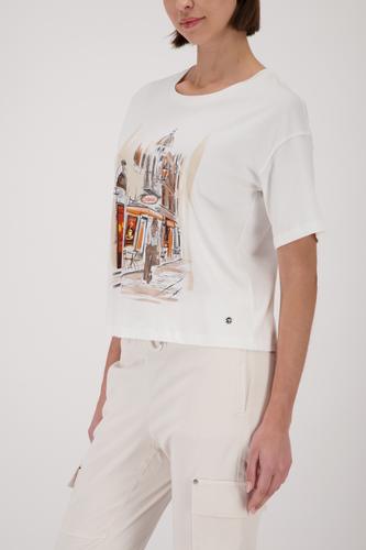 T-Shirt mit Print 36 - Off-white