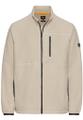 Fleecejacke mit Stehkragen Beige M