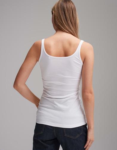 OPUS Tanktop »Ina« mit schmalen Trägern - Weiß / 40