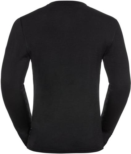 ODLO Herren Langarm Shirt BL TOP crew neck l/s MERINO 200 M in Weiß