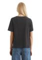 Slub-Jersey-T-Shirt loose Blau L