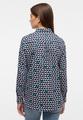 Bluse Satingewebe Langarm 36/Langarm REGULAR FIT - Navy/grün