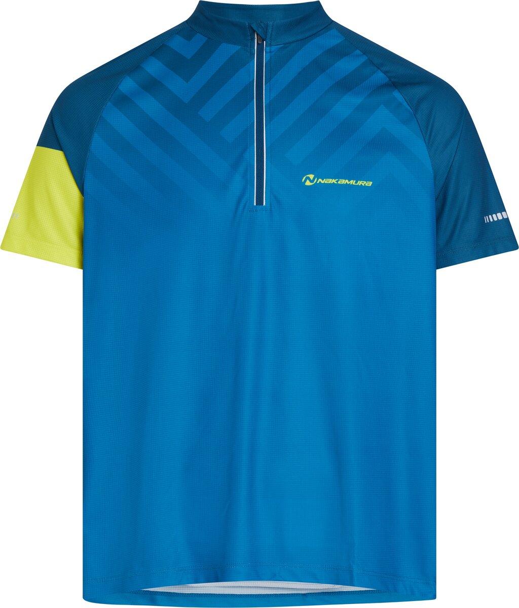 NAKAMURA Herren Shirt He.-Fahrrad-Trikot Felius M L in Blau