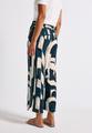 Gemusterte Wide Leg Hose 36/7/8 Hosen - Tide Blue